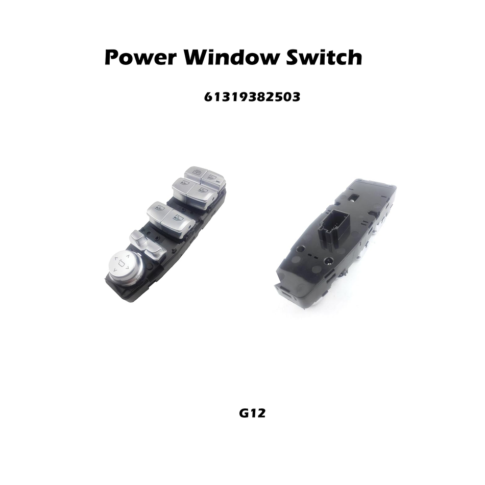 Interruptor de ventana eléctrica del lado del conductor #61319382503 compatible con BMW 7 G12 725 730 740 745 750 M760