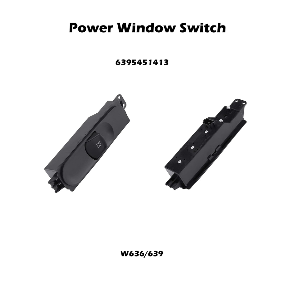 Interruptor de ventana eléctrica del lado del conductor #6395451413 para Mercedes-Benz Vito W639 2009-2013