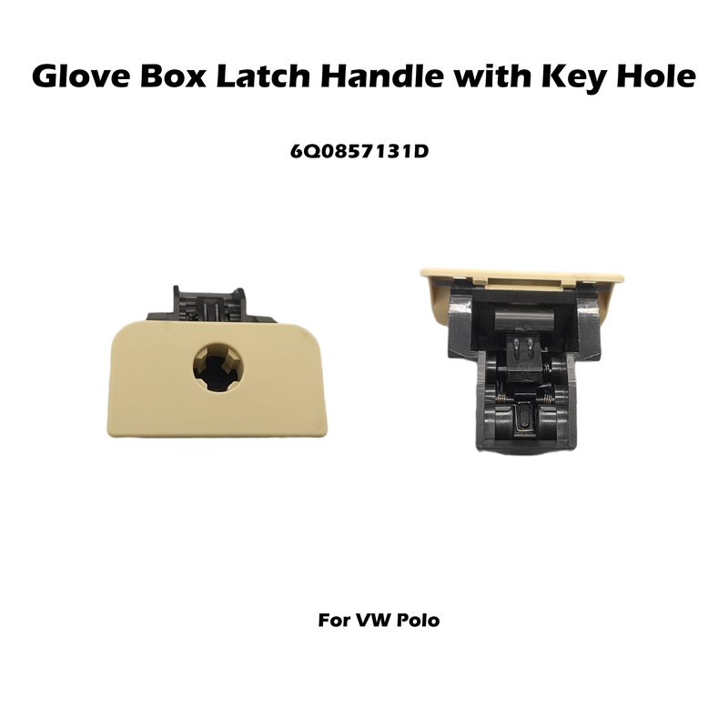 Glove Box Latch Handle with Key Hole 6Q0857131D