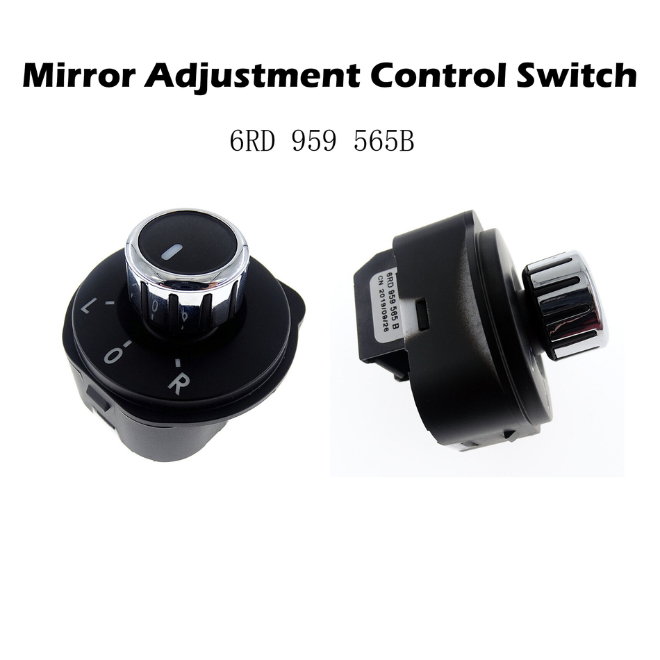 Mirror Adjustment Control Switch #6RD 959 565 B Compatible with Volkswagen Polo 6R 2011-2016