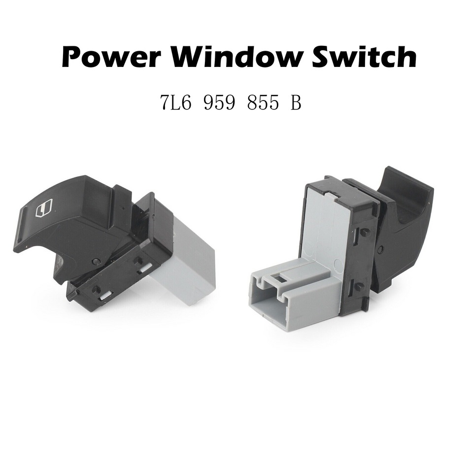 Power Window Switch #7L6 959 855 B Compatible with VW Jetta Rabbit GTI MK5 MK6 Eos Passat B6