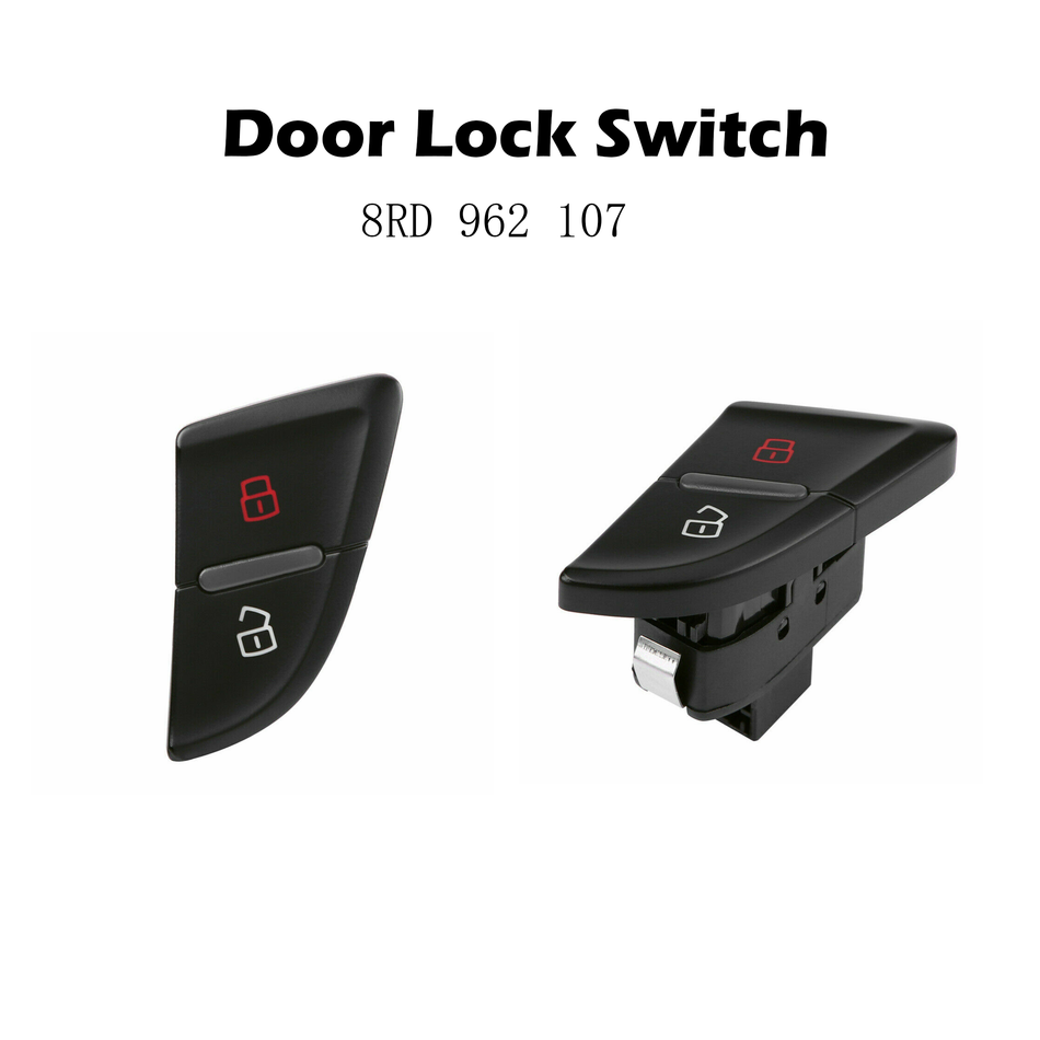 Door Lock Switch #8KD 962 107 (Left Side) Compatible with AUDI A4 S4 A5 RS4