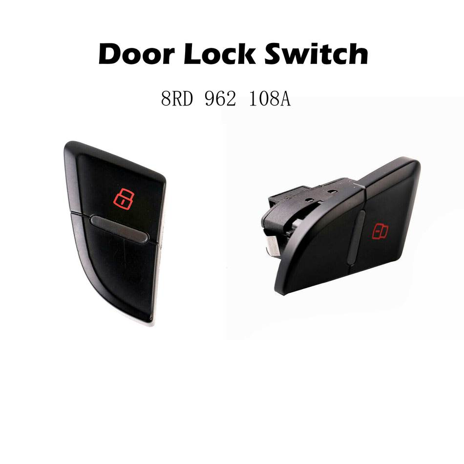 Door Lock Switch #8KD 962 108 A Compatible with Audi A4 S4 B8 2009-2015