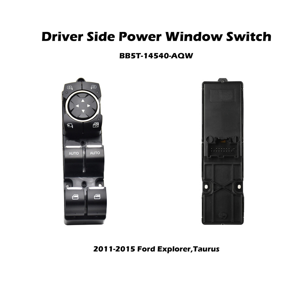 2011-2015 Ford Taurus Interruptor de ventana principal izquierdo del lado del conductor BB5T-14540-AQW