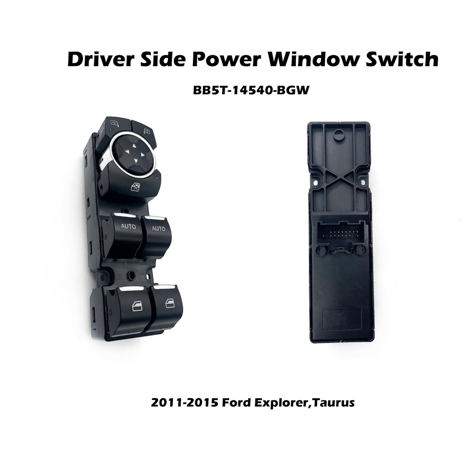 2011-2015 Ford Taurus Interruptor de ventana principal izquierdo del lado del conductor BB5T-14540-BGW