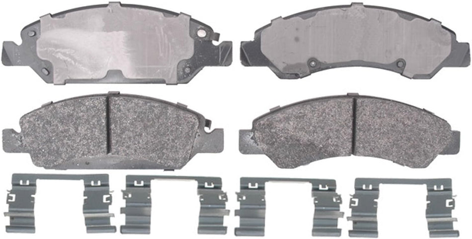 D1367 Low-Metallic Fleet Formula Front Brake Pad Set Compatible with Chevrolet