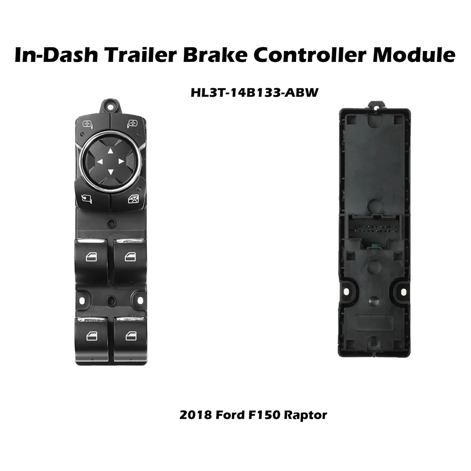 18 FORD F150 RAPTOR MASTER DOOR CONTROL SWITCH FRONT LEFT DRIVER HL3T-14B133-ABW