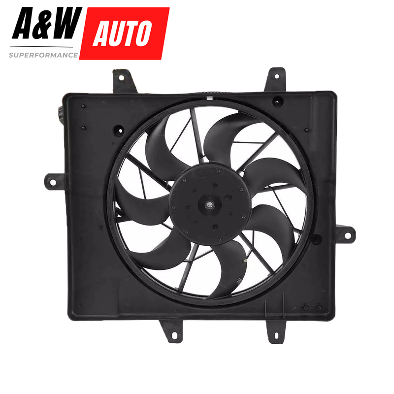 Conjunto de ventilador de refrigeración del radiador del motor con cubierta para Chrysler PT Cruiser 2006-2010